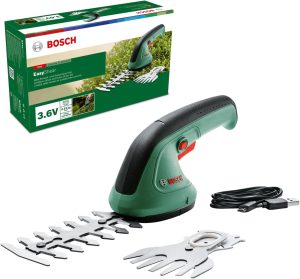 Bosch Grasschere EasyShear (integrierter 3,6 V Akku, Akkulaufzeit: 40 min, Messerlänge: 12 cm (Strauch) / 8 cm (Gras), im Karton)