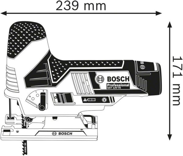 Bosch Professional 12V System Akku Stichsäge GST 12V