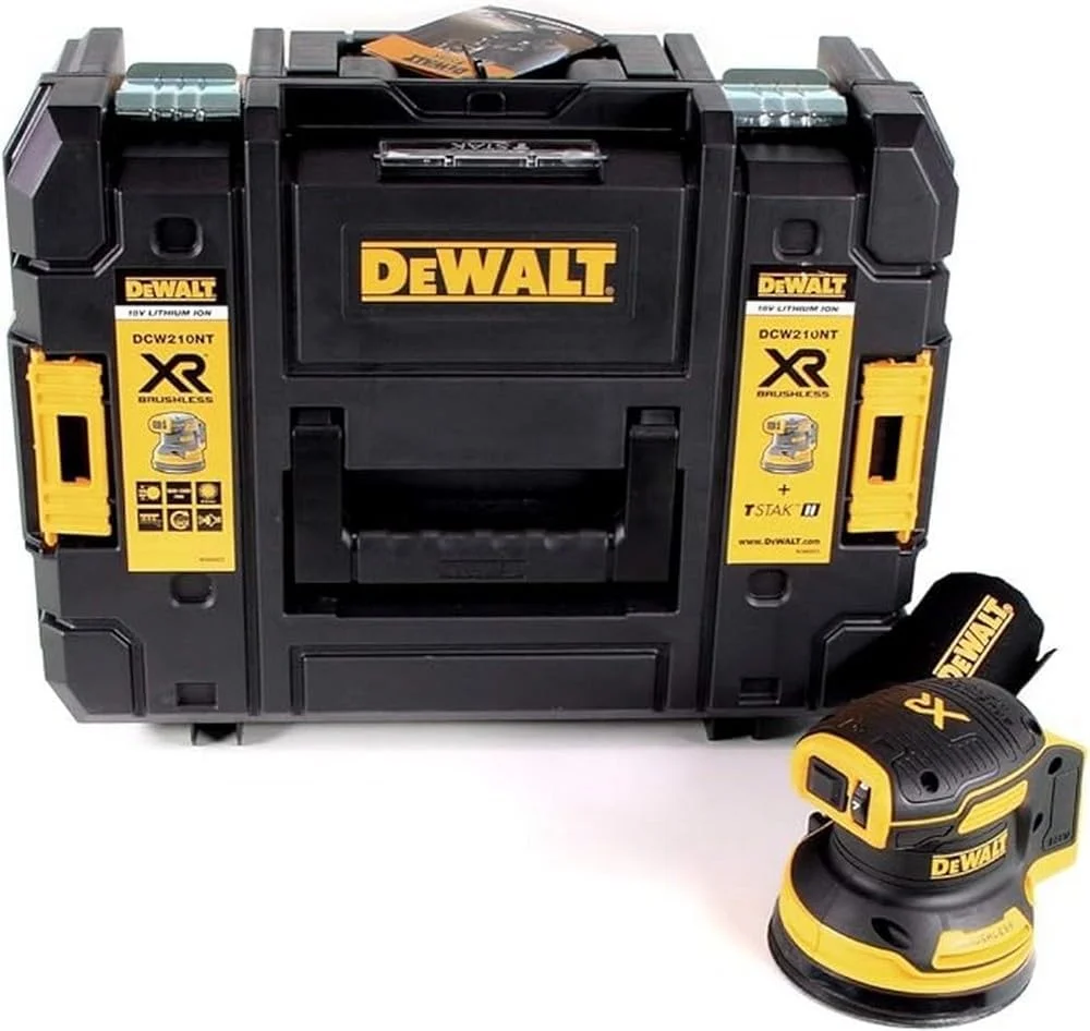 DEWALT Akku - Exzenterschleifer, 18 V Gelb - DCW210NT-XJ