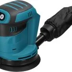 KKnoon 125 mm Bürstenmotor Akku-Exzenterschleifer Holzschleifer Elektroauto Polierer Multifunktionales Holz Metall Wachsen Polieren Schleifen Schleifmaschine 3 Geschwindigkeiten für Makita 18 V Akku