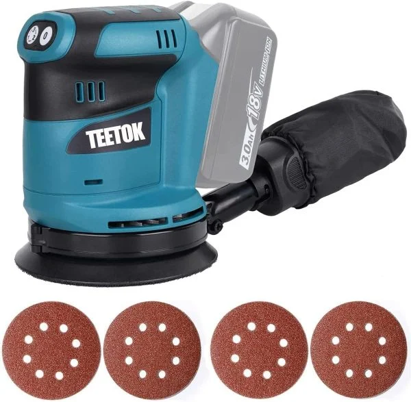 Akku Exzenterschleifer für Makita 18V Akku BL1850
