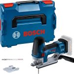 Bosch Professional 18V System Akku-Stichsäge GST 18V-155 SC (mit Stabform, Akkus und Ladegerät nicht im Lieferumfang enthalten, L-BOXX 136), Blue, 06015B0000