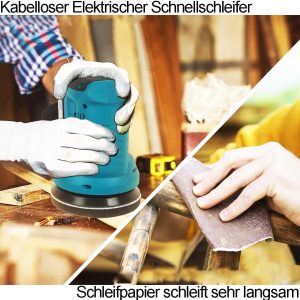 Akku-Exzenterschleifer ANUPTTA 18V, Ø 125mm