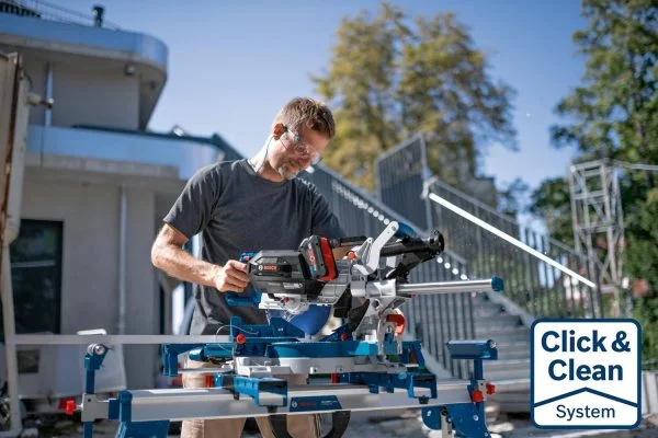 Bosch Professional BITURBO Akku-Kapp- und Gehrungssäge GCM 18V-216 D