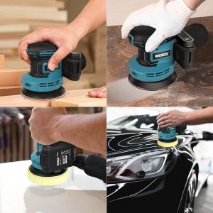 WESCO Akku Exzenterschleifer Schleifmaschine 18V