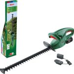 Bosch Akku Heckenschere EasyHedgeCut 18-45 (1 Akku 2,0 Ah, 18-Volt-System, Messerlänge 45 cm, im Karton)