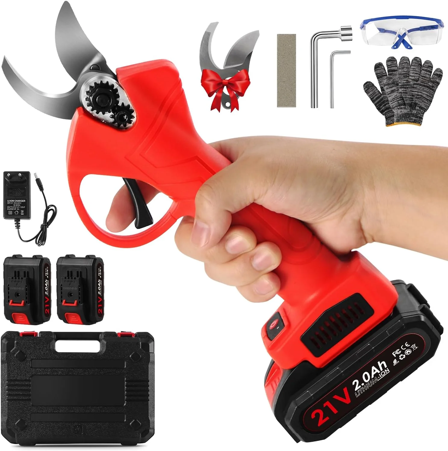 AOSTOK Professionelle Schnurlose Elektrische Gartenschere