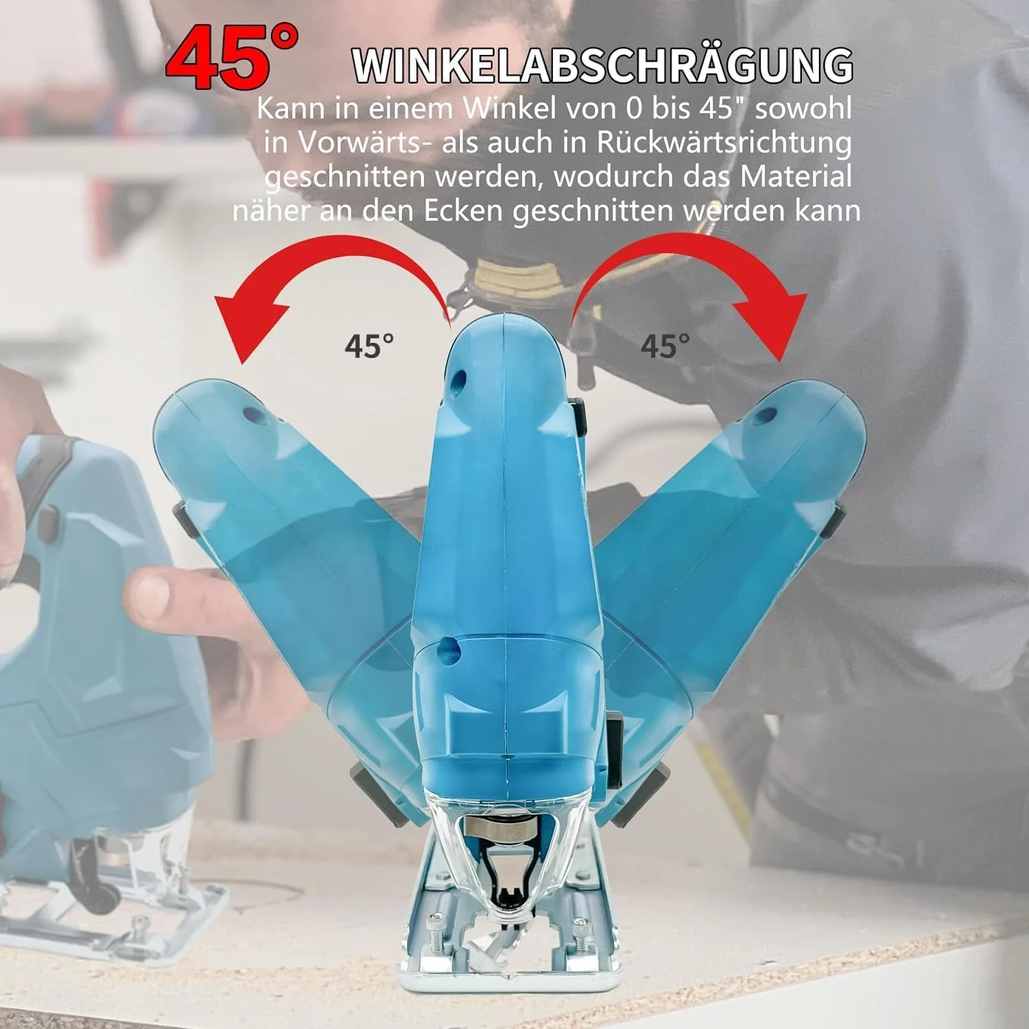 LED-Leuchte beleuchtet Akku Stichsäge MAENGRE,Ersatz für Makita