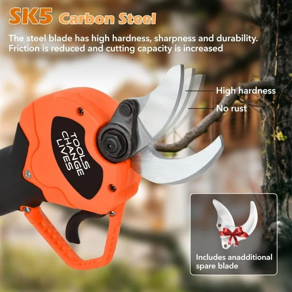 NUZEKY Akku Elektrische Gartenschere – 40 mm