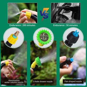 MENAYODA Elektrische Gartenspritze, 7L Akku Drucksprüher