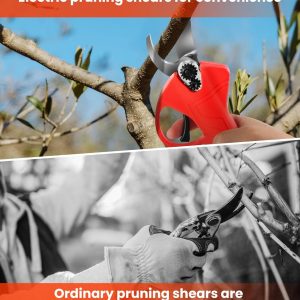 AOSTOK Professionelle Schnurlose Elektrische Gartenschere