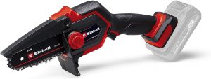 Einhell Akku-Astkettensäge GE-PS 18/15 Li BL-Solo Power X-Change (18 V, Brushless, 12,5 cm Schnittlänge, werkzeugloser Schwert- und Kettenwechsel, ohne Akku)