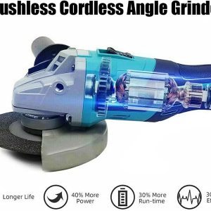 Akku-Winkelschleifer Ersatz für Makita Bürstenlo Trennschleifer Scheibe 125mm