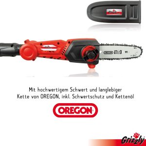 Grizzly Akku Teleskop Hochentaster AKS 2040-20 T