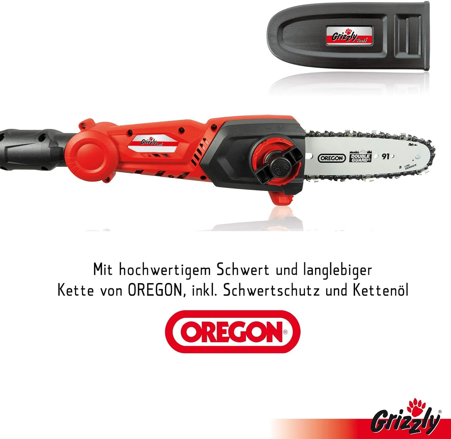 Grizzly Akku Teleskop Hochentaster AKS 2040-20 T