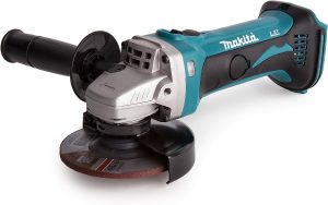Makita DGA452Z Akku Winkelschleifer Solo 18V Li-ION - nur die Maschine, Blau, Silber