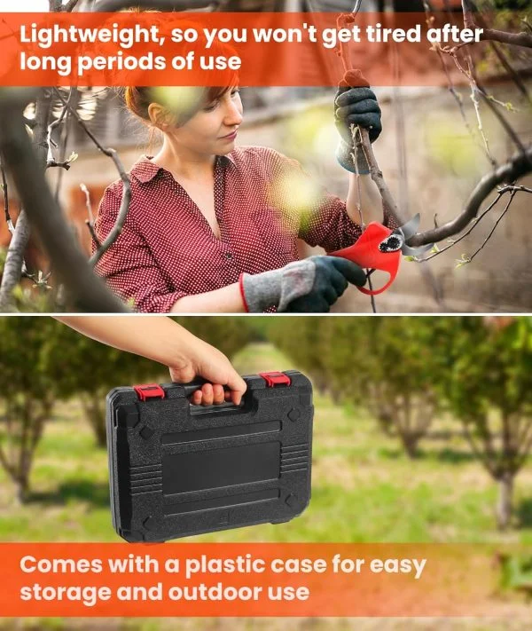 AOSTOK Professionelle Schnurlose Elektrische Gartenschere