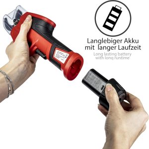 ONVAYA® Ersatzakku für elektrische Gartenschere mit Teleskopstiel