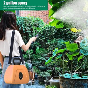 MENAYODA Elektrische Gartenspritze, 7L Akku Drucksprüher