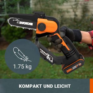 WORX WG324E Akku-Einhand-Astsäge 20V - 12cm