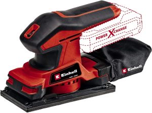 Einhell Akku-Schwingschleifer TC-OS 18/187 Li Solo Power X-Change (Lithium-Ionen, Micro-Klett, Griffflächen mit Softgrip, inkl. 1x Schleifpapier, ohne Akku und Ladegerät)