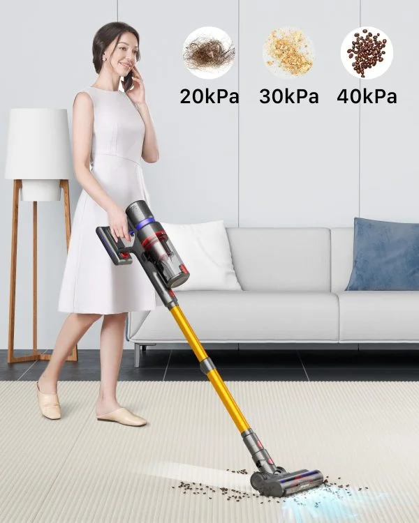 40000Pa HOMPANY Akku Staubsauger