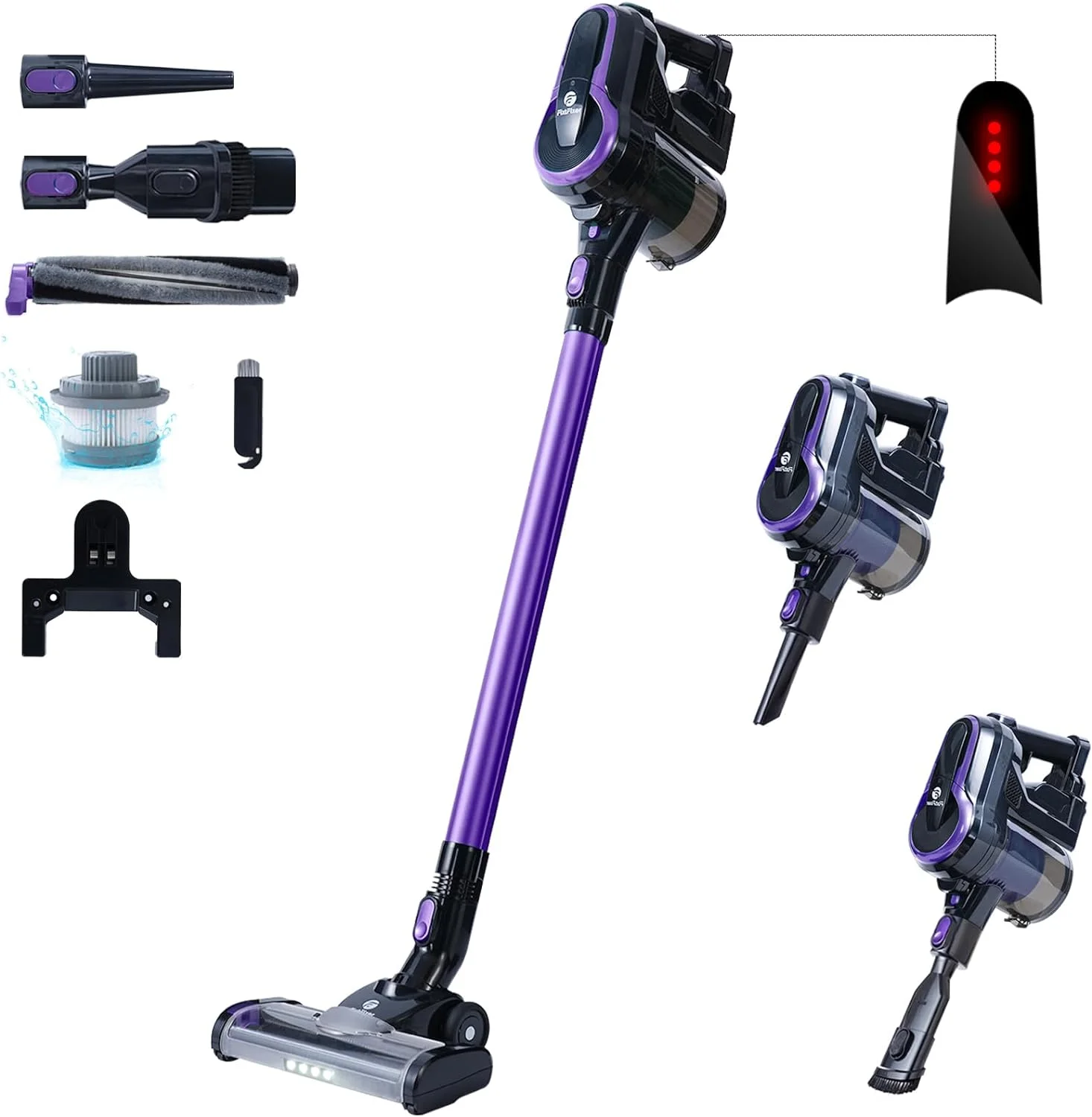 FixtFixer Staubsauger Kabelloser, 250W/25000 Pa