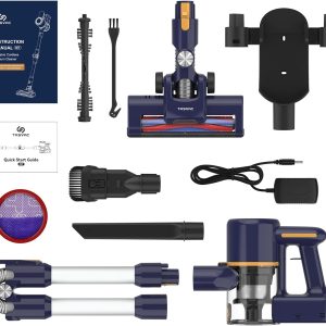 TASVAC Akku Staubsauger, 22Kpa Saugkraft Staubsauger Kabello