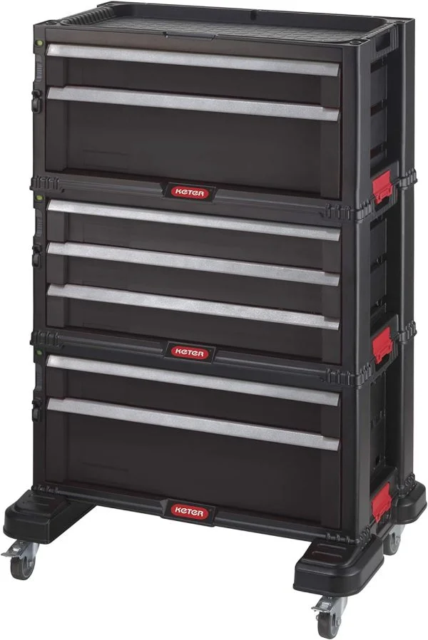KETER Trolley Modul mit 7 Schubladen – Werkstattwagen