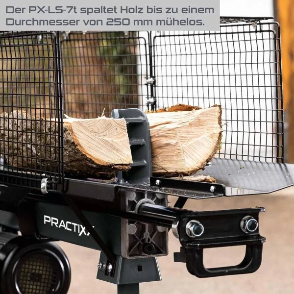 Practixx liegend Holzspalter PX-LS 7t Brennholzspalter Hydraulikspalter