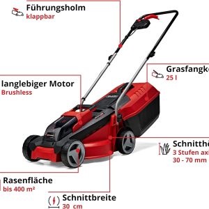 Einhell City Akku-Rasenmäher GE-CM 18/30 Li Kit Power X-Change