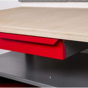 Kreher Werkbank aus Metall mit 30 mm Sperrholzplatte