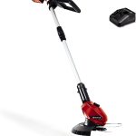 Einhell Akku-Rasentrimmer GE-CT 18 Li Kit Power X-Change (Li-Ion, 18V, Motorkopf drehbar, Flowerguard, inkl 20 Kunststoffmesser, inkl. 2,0Ah Akku und Ladegerät), Rot/Schwarz