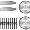 Ersatzmesser Rasentrimmer inkl 2x Kreissägeblatt