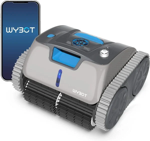 WYBOT Poolroboter Akku mit App-Einstellungen, Hält 180Mins