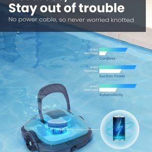 WYBOT Poolroboter, für Pools bis 50 m² Grundfläche