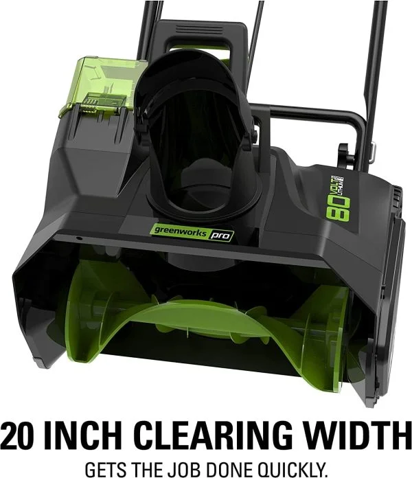Greenworks 80V Akku-Schneefräse mit 2 2Ah Order