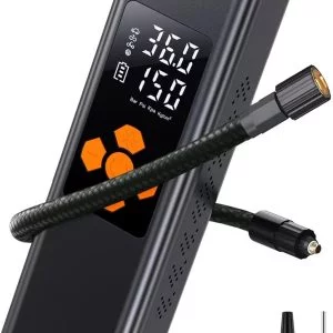 Pumteck Elektrische Luftpumpe, Fahrradpumpe Elektrisch, 150 PSI