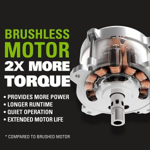 Greenworks Tools 40 V 51 cm kabellose elektrische Schneefräse