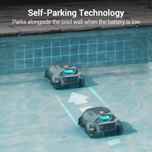 AIPER Poolroboter, Poolsauger mit Akku für 110 Minuten Betrieb