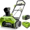 Greenworks Tools 40 V 51 cm kabellose elektrische Schneefräse