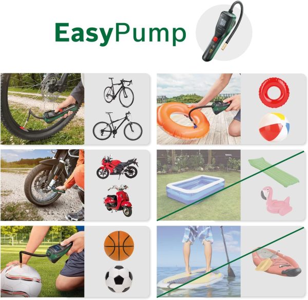 BOSCH elektrische Fahrradpumpe / Luftpumpe Mini Kompressor EasyPump