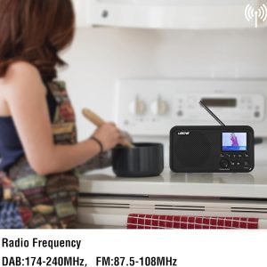 LEICKE tragbares DAB+ Radio mit Bluetooth 5.0 | DAB/DAB+