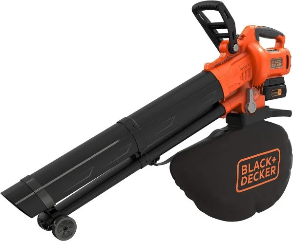 Black+Decker Laubsauger / Laubbläser mit Häcksler BCBLV3625L1