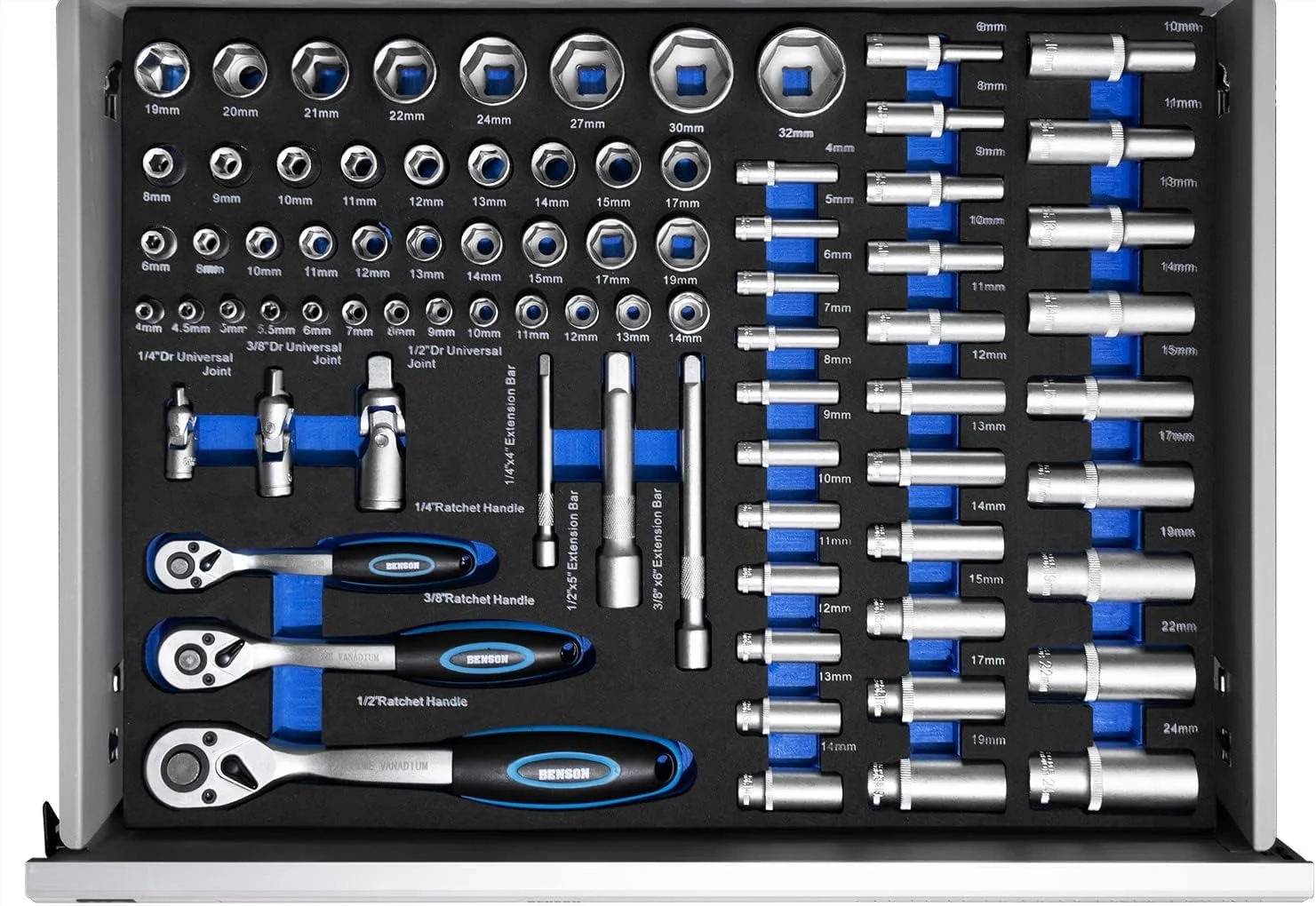 Bensontools Werkzeugwagen gefüllt mit Werkzeug
