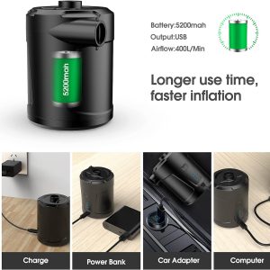 SUPPOU Elektrische Luftpumpe 5200mAh