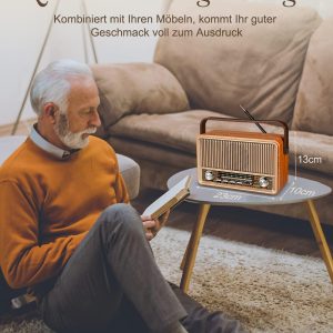 PRUNUS J-120 AM/FM/SW Retro Radio Klein