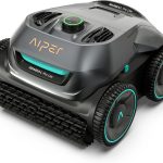 AIPER Seagull Pro Poolroboter, Quad-Motorensystem, WavePath Navigationstechnologie, 3 Reinigungsmodi, Wandklettern, Poolsauger Akku Kabellos, Poolroboter Boden und Wand Ideal für Pool bis zu 300 ㎡