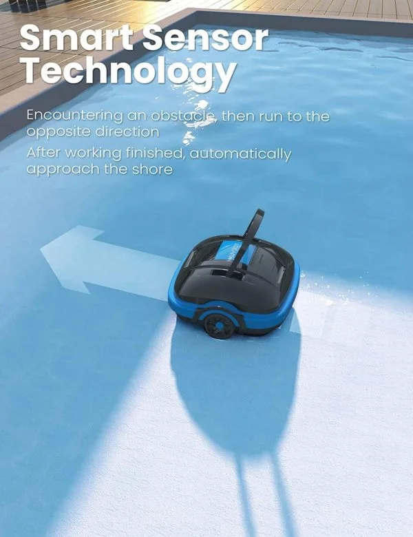 WYBOT Poolroboter, Poolsauger Akku mit Dual-Antriebsmotoren