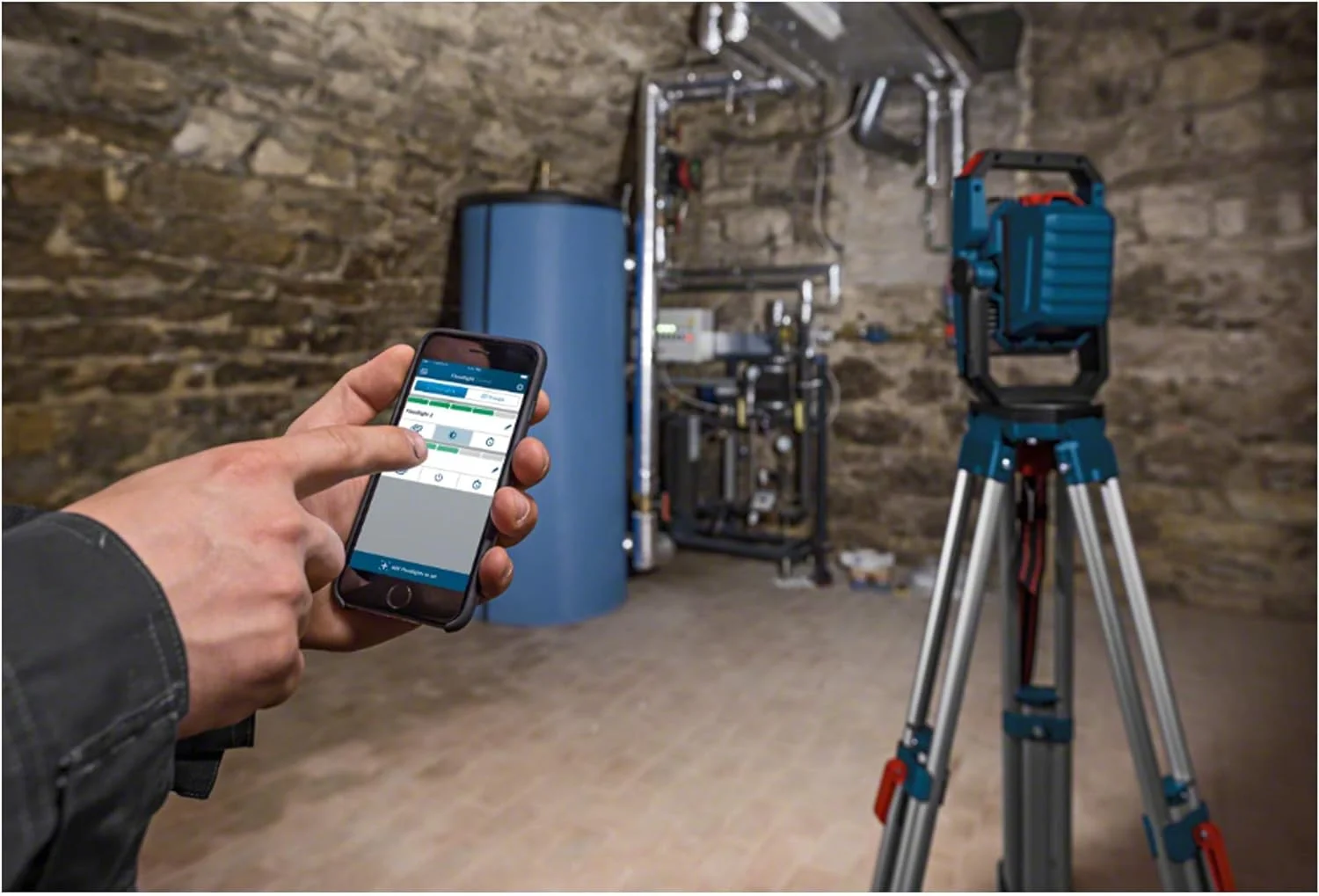 Bosch Professional Akku LED-Baustellenlampe GLI 18V-2200